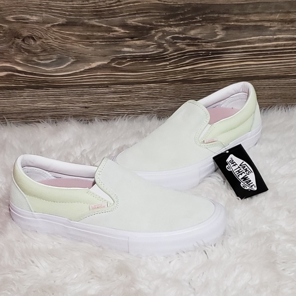 Vans Shoes - New Vans Slip On Pro light green Sneakers